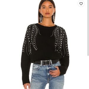 Steve Madden ‘Drip Too Hard’ Sweater with crystals